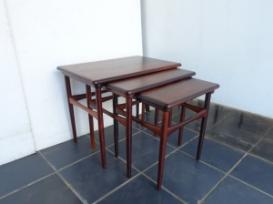 NEST OF TABLE   ROSEWOOD