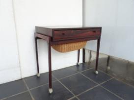 ROSEWOOD SEWING TROLLY