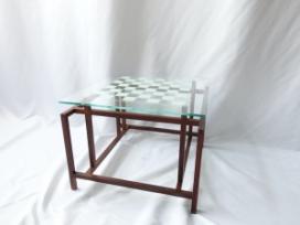 ROSE GLASS GAME TABLE