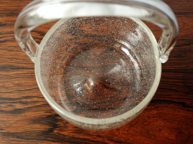 SARGASSO BOWL WITH HANDLE CLEAR