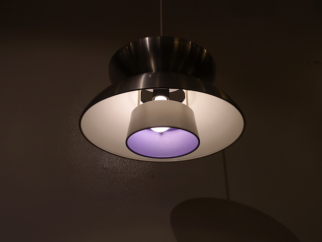 SILVER PURPLE LAMP