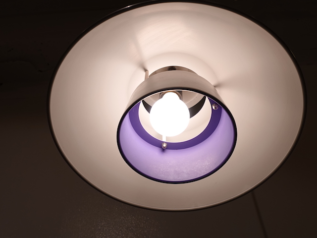 SILVER PURPLE LAMP