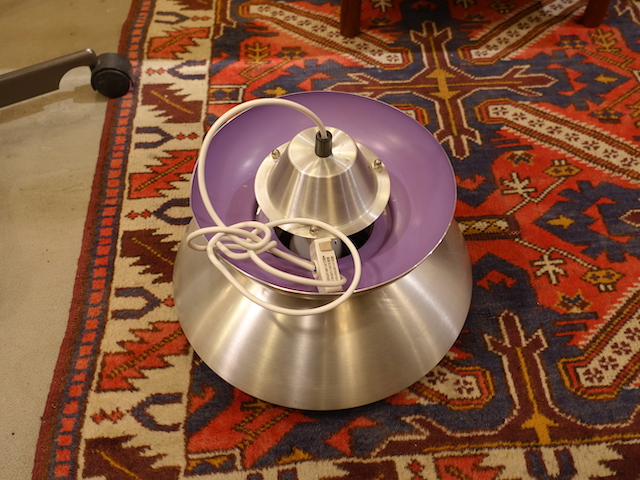 SILVER PURPLE LAMP